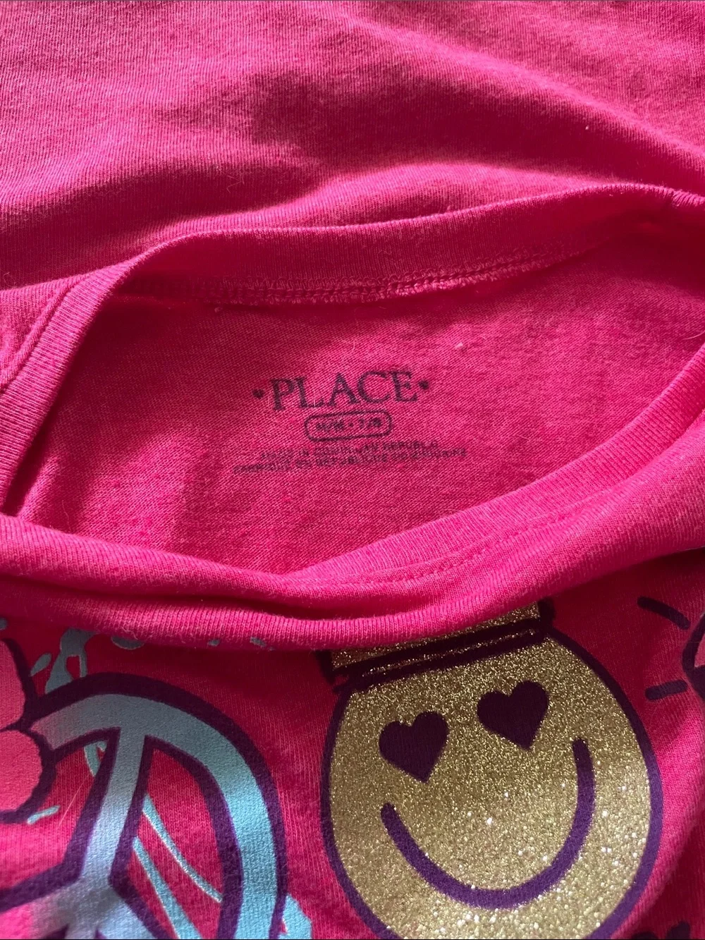 The Children’s Place Emoji Tee, Size M (7/8)